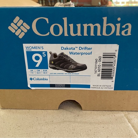 NWT Columbia Dakota Drifter Waterproof Hiking Shoes Women’s 9.5 - Picture 3 of 9